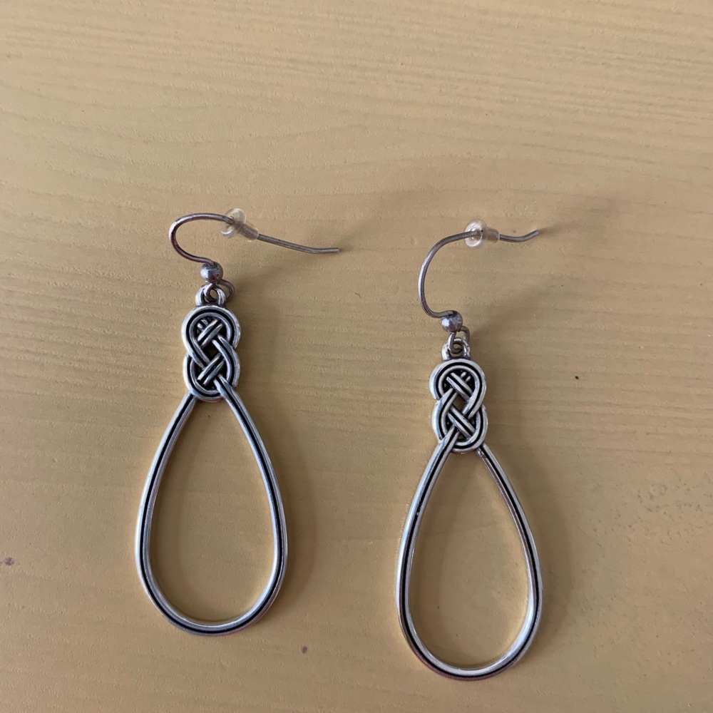 Silver Color Dangling Earrings
